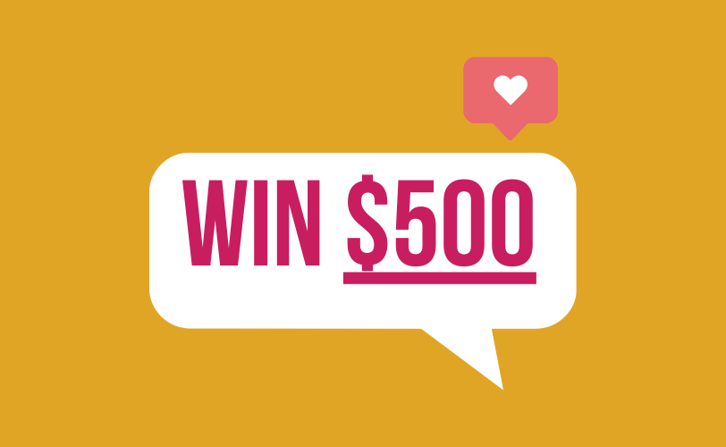 Win $500 eStatement giveaway ad.