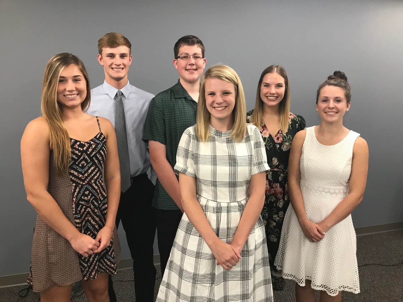 A group photo of ProFed's scholarship contestants and winners.