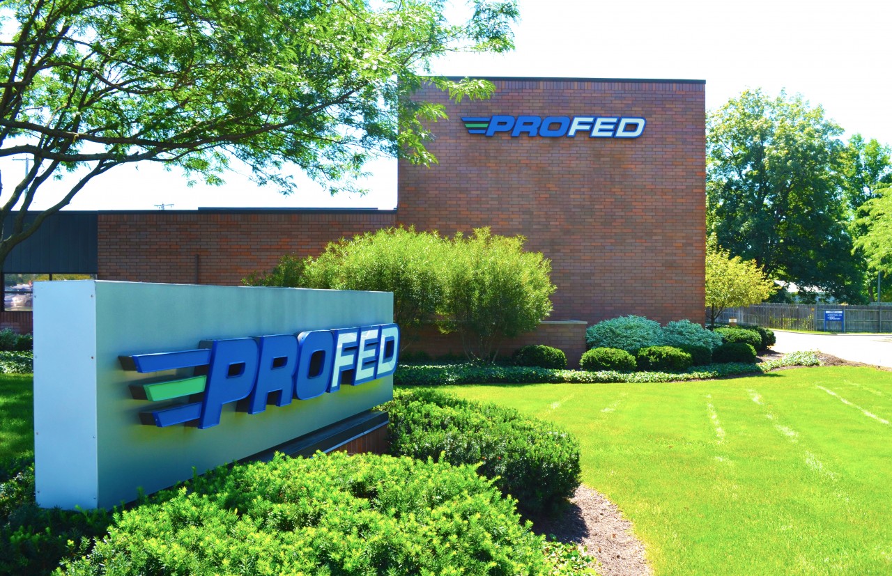 The outside of ProFed's main branch in Fort Wayne, IN.